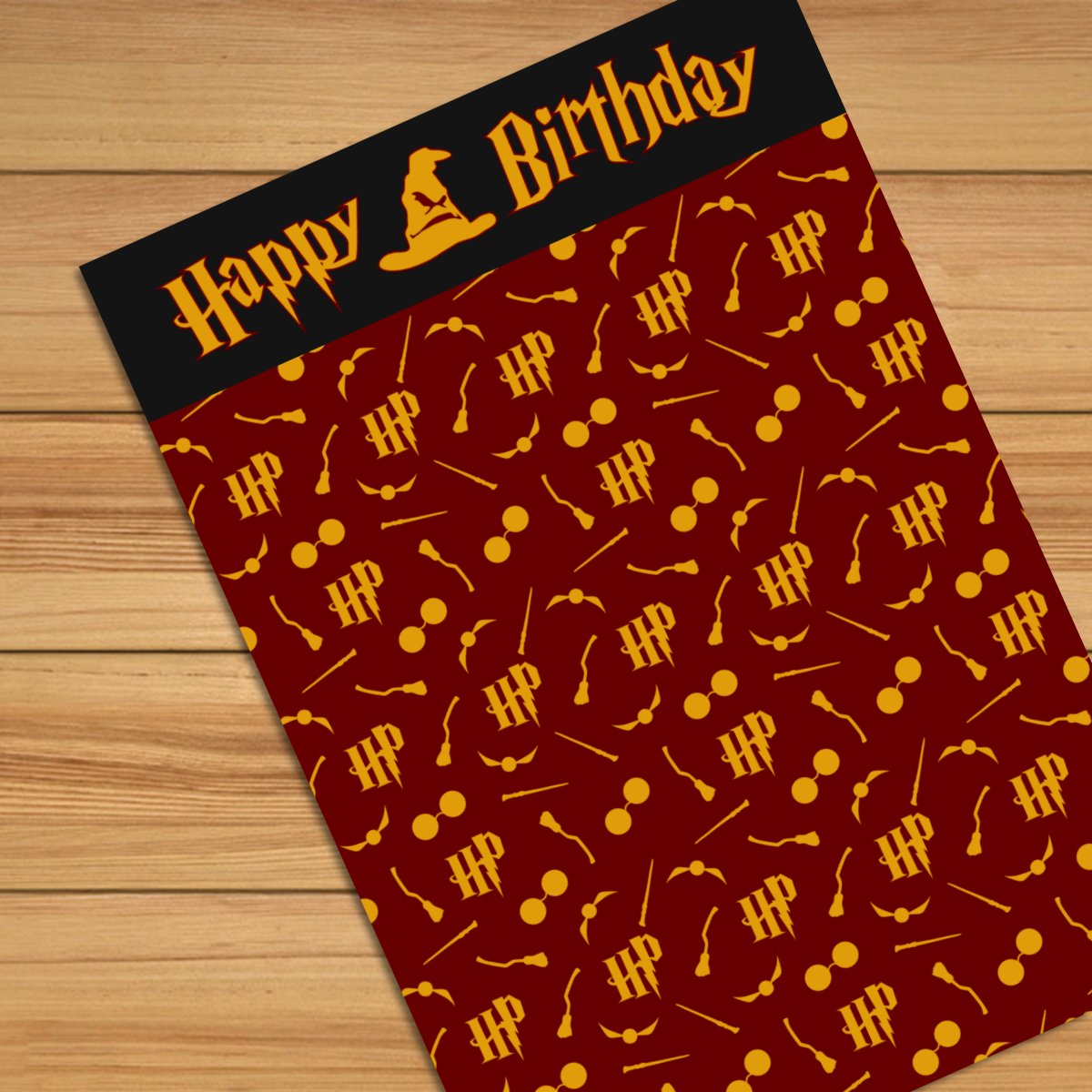 Harry Potter Birthday Cookie Card (1 design)